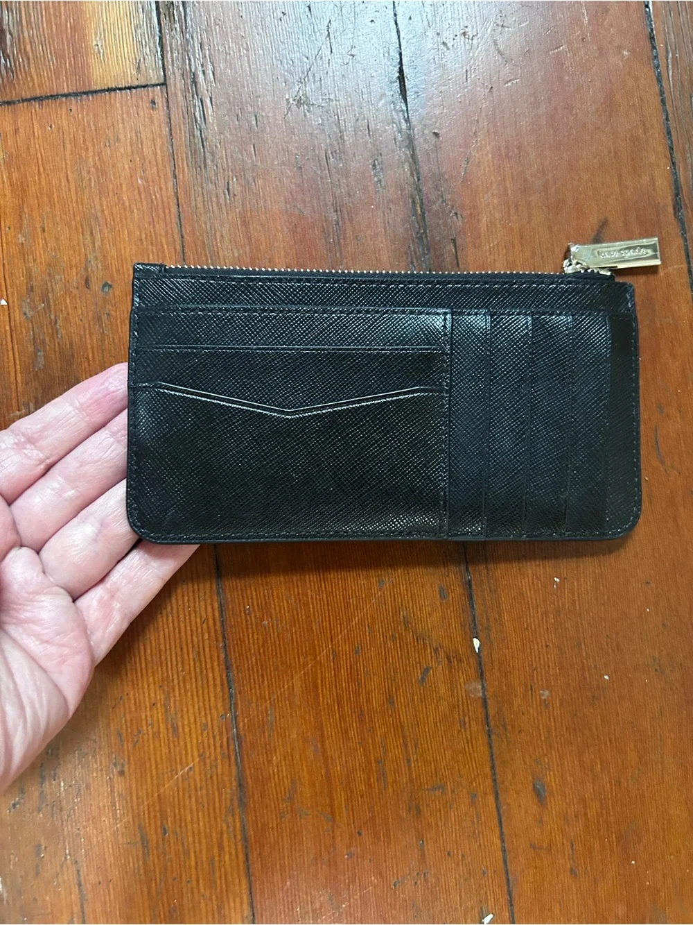 Kate Spade Staci Large Slim Card Holder in Black